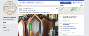 Find us on Facebook! We post vintage finds (almost) daily! Ambridge Antiques in Iroquois Falls